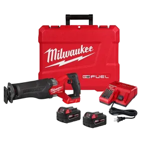 Reciprocating Saw - Milwaukee M18 FUEL™ SAWZALL® Recip Saw w/ ONE-KEY™ - 2 Battery XC5.0 Kit, 2822-22