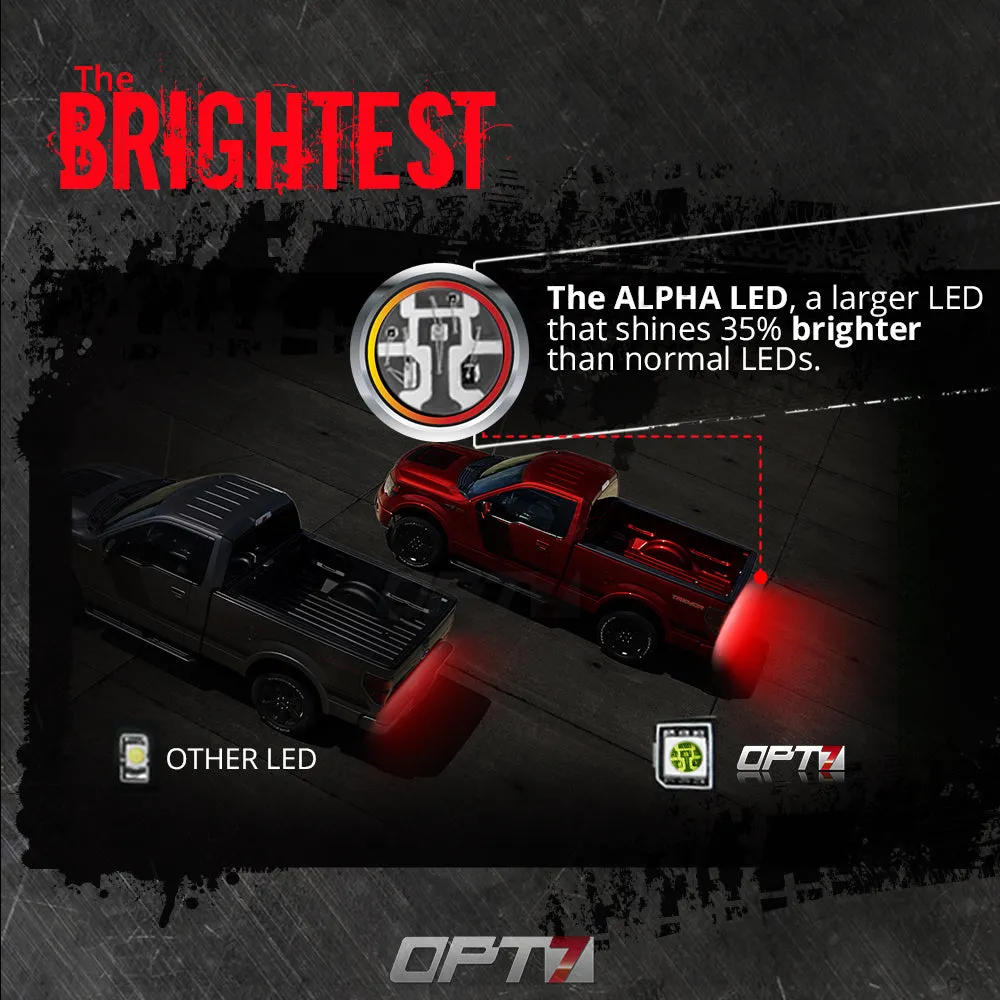 Redline LED Tailgate Light Bar - Full Featured - Reverse Light, Running Light, Brake Light, and Turn Signal