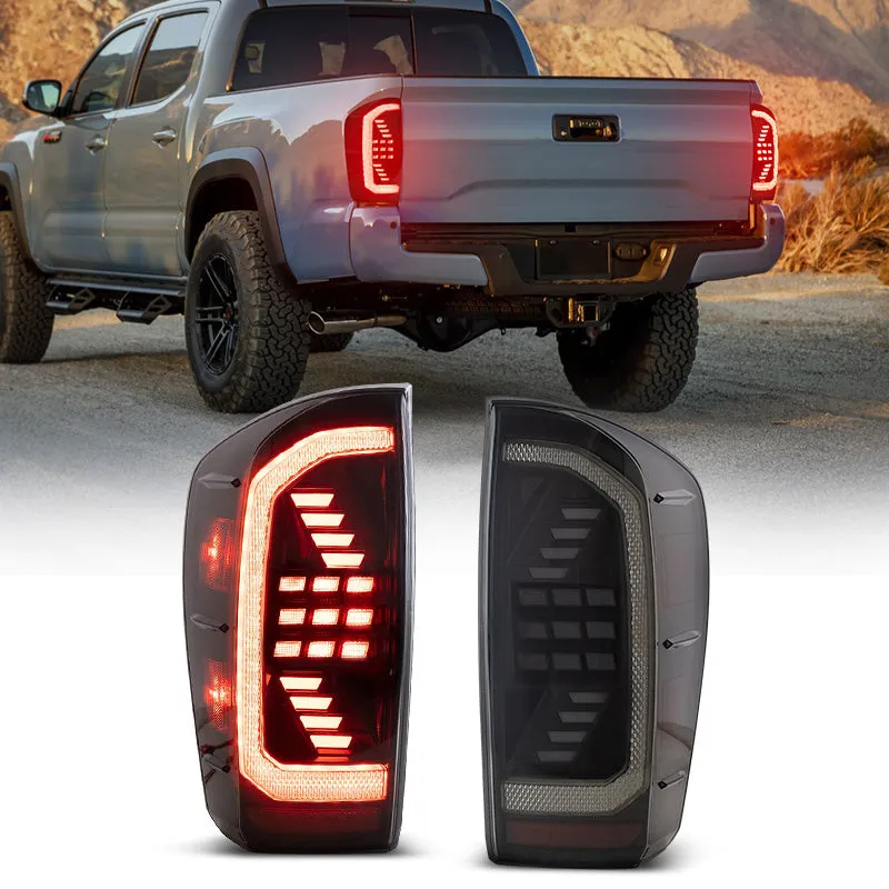 Roxmad LED Taillights With Sequential Indicators Turn Signals For 2016-Later Toyota Tacoma