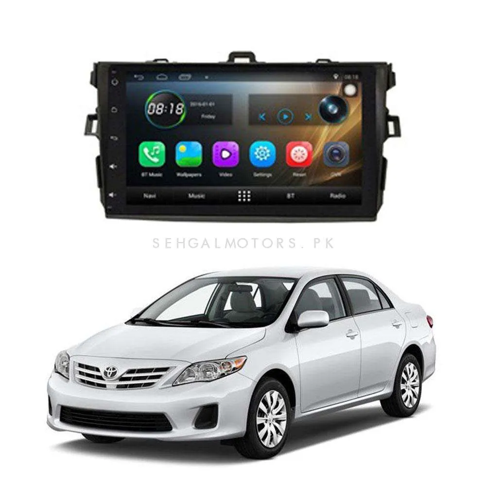 Toyota Corolla Android LCD Black 9 Inches - Model 2008-2014