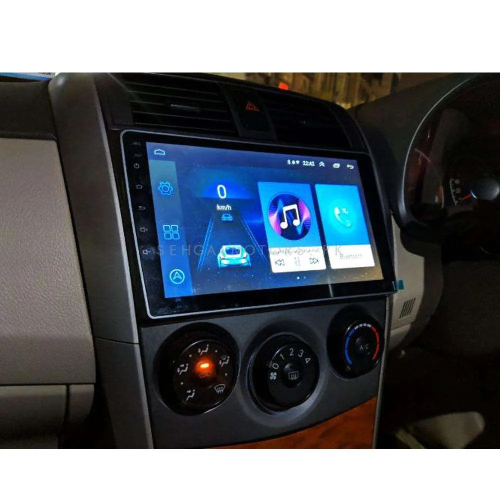 Toyota Corolla Android LCD Black 9 Inches - Model 2008-2014