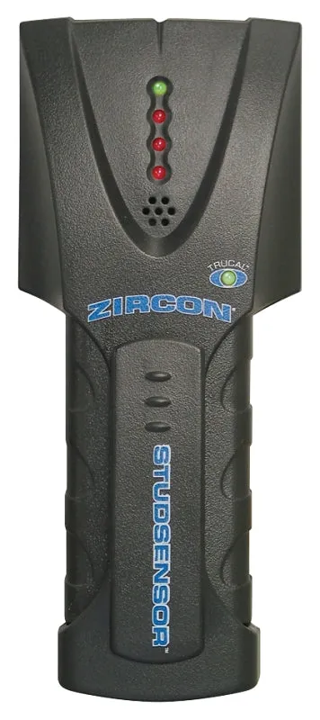 Zircon 62168 Stud Sensor, 9 V Battery, 3/4 in Detection, Detectable Material: Metal/Wood :EA: QUANTITY: 1