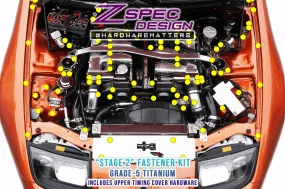 ZSPEC "Stage 2" Dress Up Bolts® Hardware Kit for Nissan 300zx Z32, Titanium