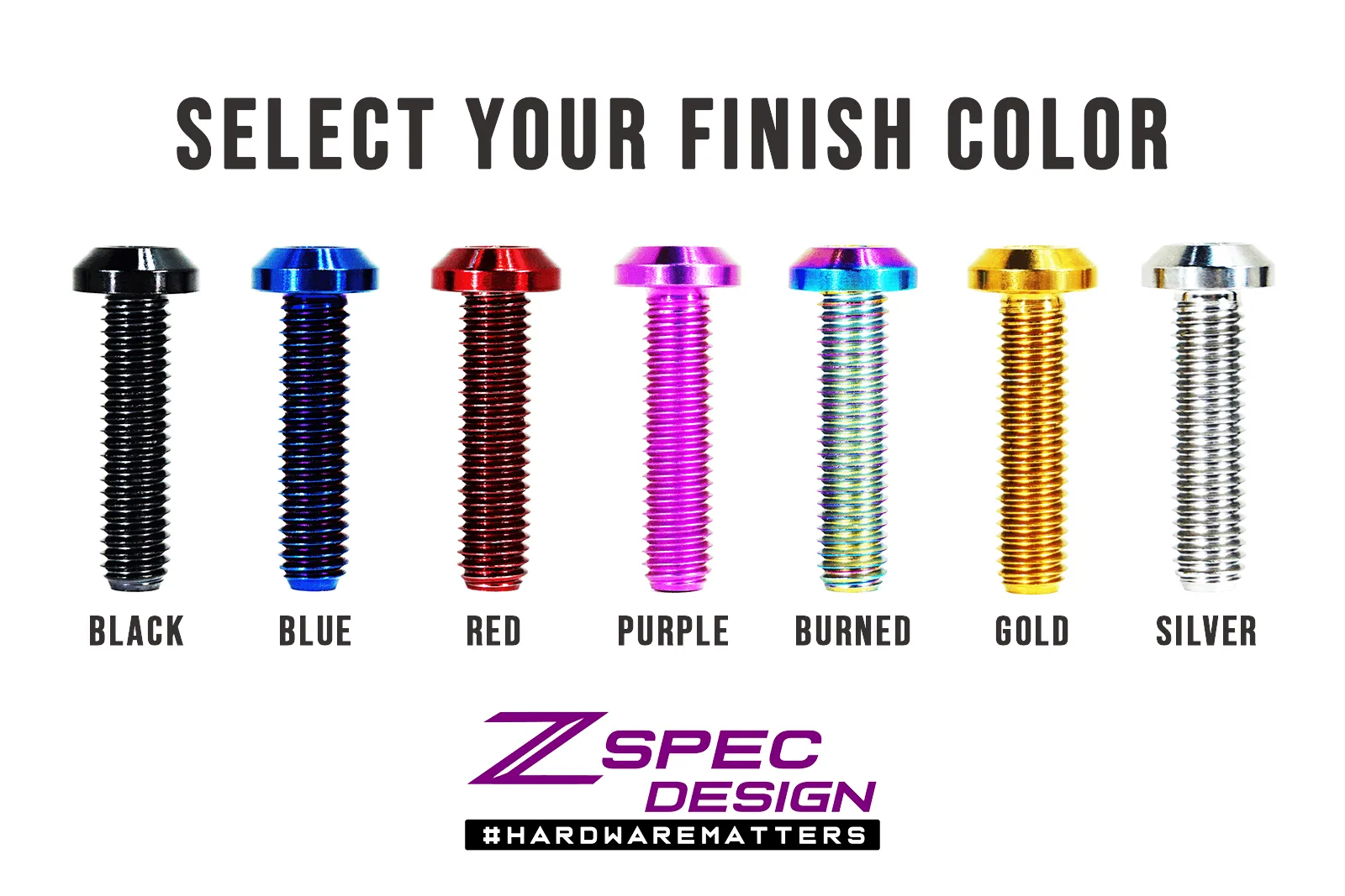 ZSPEC "Stage 2" Dress Up Bolts® Hardware Kit for Nissan 300zx Z32, Titanium