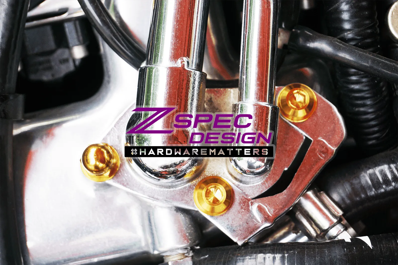 ZSPEC "Stage 2" Dress Up Bolts® Hardware Kit for Nissan 300zx Z32, Titanium